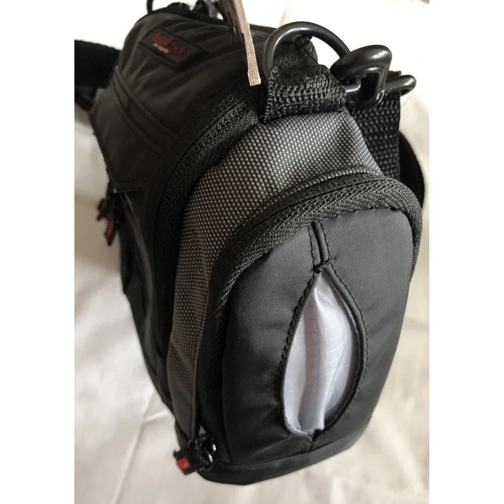Padded Camera Bag NEW Black Red Interior 8X8 in Padded Denali Tech Camcorder